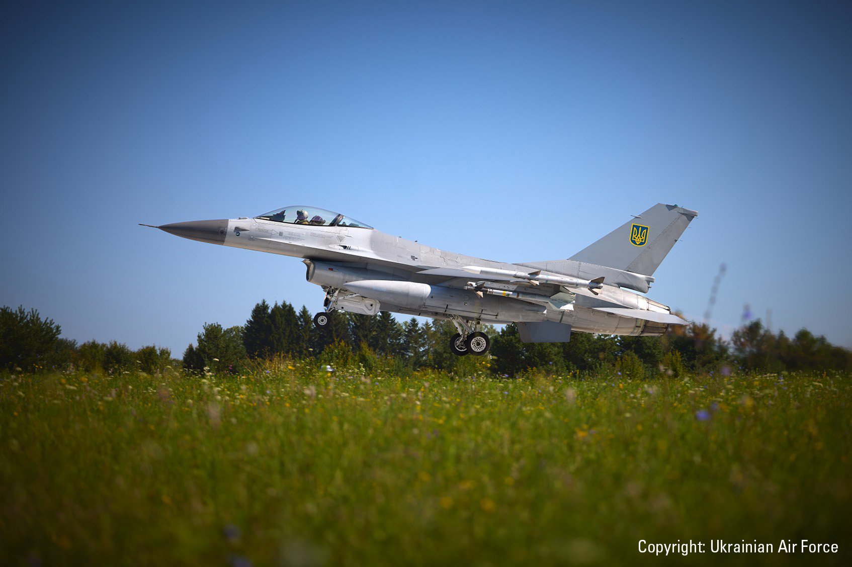 Ukrainian Aircraft in a field.